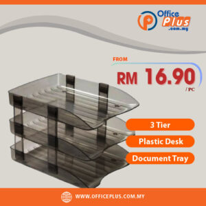 Plastic Desk Document Tray 3 Tier for Office Organization - OfficePlus Malaysia Online b2b office supplies