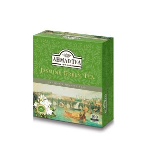 Ahmad Tea Jasmine Romance Green Tea - 100 teabags - OfficePlus