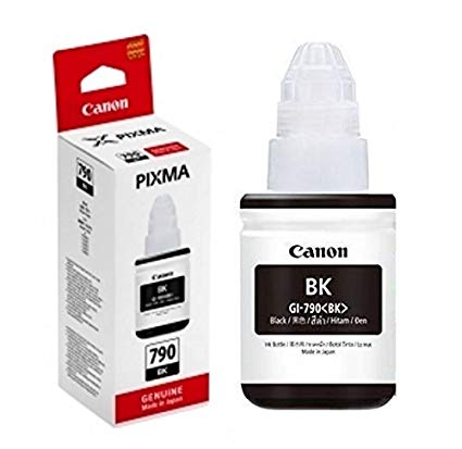 790-blk CANON Black Bottle Ink Cartridge GI-790 BK (135ml) - OfficePlus