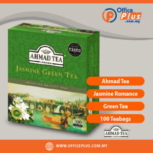 Ahmad Tea Jasmine Romance Green Tea 100 Teabags Premium Jasmine Green Tea Malaysia - OfficePlus Malaysia Online B2B Office Supplies (Breakroom Supplies)