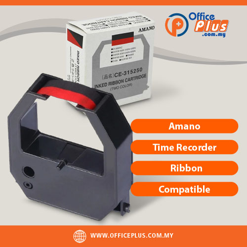 Amano_Time_Recorder_Ribbon_Compatible - OfficePlus Amano Time Recorder Ribbon Compatible with AMANO Needtek Time Master Machines – OfficePlus Wholesale / Bulk Price Office Supplies (Time Recorder)