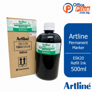 Artline ESK-20-500 500ml permanent marker refill ink bottle for Artline markers - OfficePlus Wholesale / Bulk Price Office Supplies (Rubber Stamp & Ink)