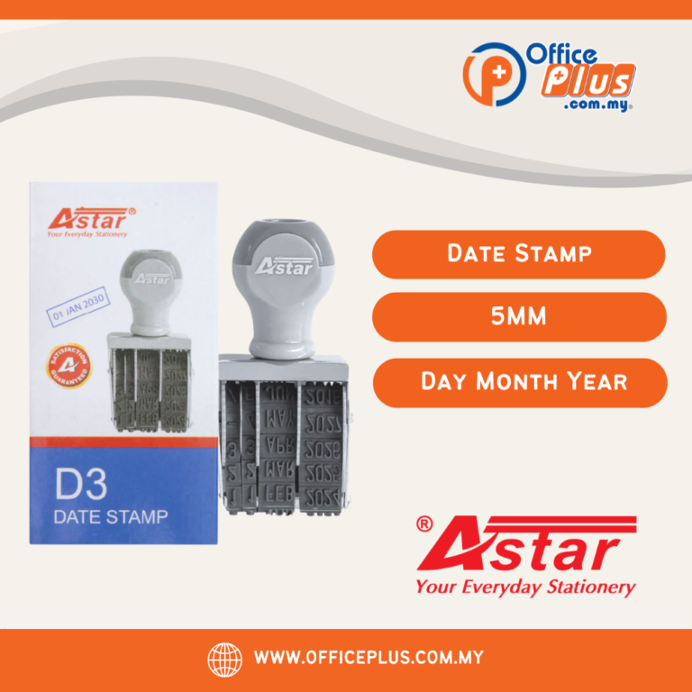 Astar Date Stamp D3 5mm - OfficePlus Malaysia