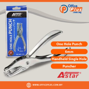 Astar 6mm handheld one hole punch with disposable paper trap for office use - OfficePlus Wholesale / Bulk Price Office Supplies (Puncher)