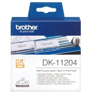 Brother DK11204 Multi Purpose Label - 17mm x 54mm - OfficePlus
