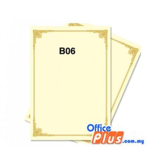 Lucky Star A4 Gold Stamping Certificate 160gsm - 100 sheets - OfficePlus