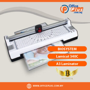 BIOSYSTEM Lamicut 340C A3 Laminator professional office laminating machine for corporate offices in Malaysia - OfficePlus Malaysia Online B2B Office Supplies (Laminator)