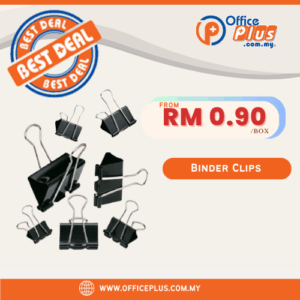 Binder Clips | Double Clip | Double Klip | Klip Kertas | Saiz 15mm / 19mm / 25mm / 32mm / 41mm / 51mm