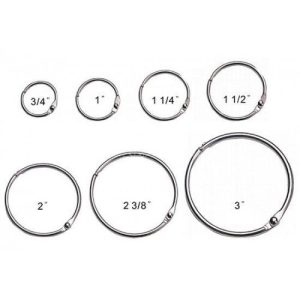 Book / Card Ring 20mm (3/4″) -10’s - OfficePlus
