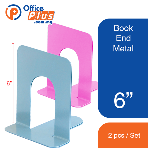 Book_End_Metal_6__Set_of_2Pc-FILING___TRAY-OfficePlus-WEB_2021 Book End Metal 6" Set of 2Pc - OfficePlus
