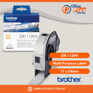 Brother DK-11204 multi purpose label 17x54mm roll of 400 - OfficePlus Wholesale / Bulk Price Office Supplies (Label Printer & Accessories)