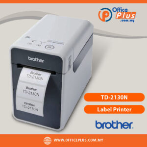 Brother TD-2130N Desktop Thermal Label Printer 300dpi for Barcodes Receipts and Tags - OfficePlus Wholesale / Bulk Price Office Supplies (Label Printer & Accessories)