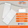 Butterfly white non window envelope 4.5 x 9.5 inch peel and seal 20 pieces per pack for business mailing in Malaysia - OfficePlus Malaysia Online B2B Office Supplies (White Envelope)
