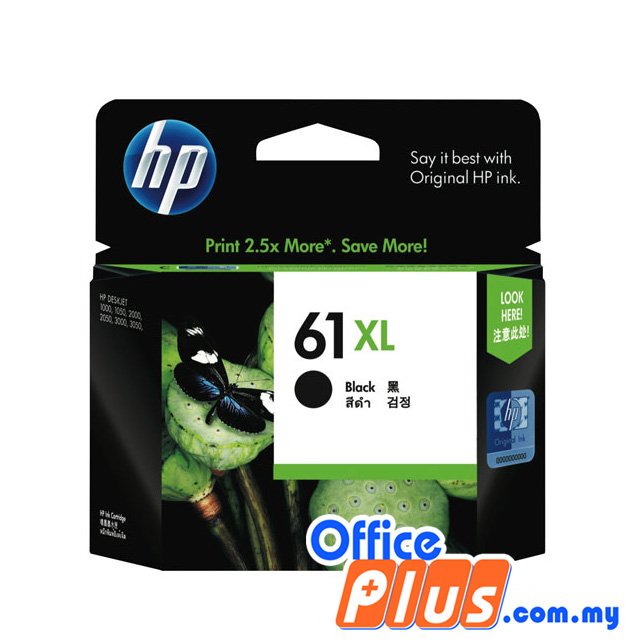 CH563WA_1 HP Original Ink Cartridge 61 XL (CH563WA) - Black - OfficePlus