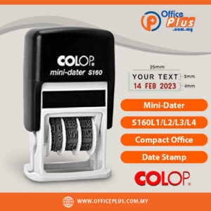COLOP Mini-Dater S160L1/L2/L3/L4 - OfficePlus Malaysia Online B2B Office Supplies (Rubber Stamp & Ink)