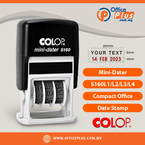 OfficePlus-500x500pxl-28-12-2023 COLOP Mini-Dater S160L1/L2/L3/L4 - OfficePlus Malaysia Online B2B Office Supplies (Rubber Stamp & Ink)