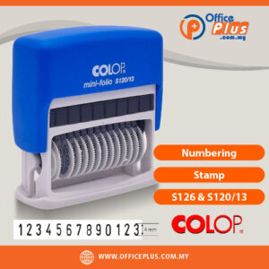 COLOP Numbering Stamp for Office Documents Malaysia - OfficePlus Malaysia Online B2B Office Supplies (Rubber Stamp & Ink)