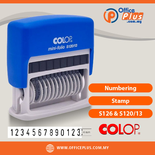 COLOP_Numbering_Stamp_Model_-_S126__S120-13 - OfficePlus Malaysia COLOP Numbering Stamp for Office Documents Malaysia - OfficePlus Malaysia Online B2B Office Supplies (Rubber Stamp & Ink)