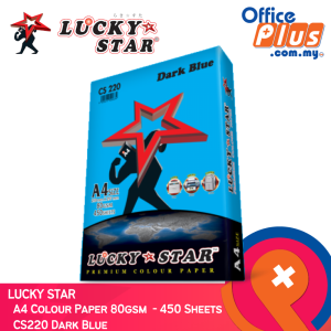 Lucky Star A4 Colour Paper 80gsm - 450 Sheets - OfficePlus
