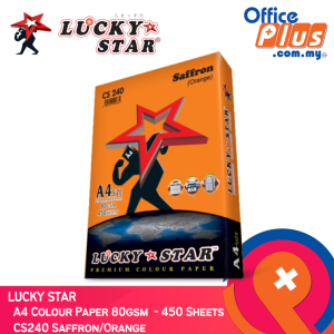 Lucky Star A4 Colour Paper 80gsm - 450 Sheets - OfficePlus
