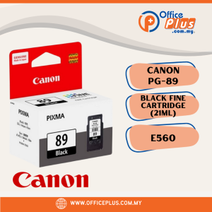 Canon PG-89 Genuine Black Ink Cartridge 21ml – Original Ink for Canon PIXMA E500 E510 E560 E600 Printers - OfficePlus Wholesale / Bulk Price Office Supplies (Ink & Toner)