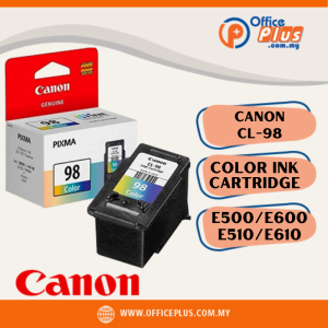 Canon CL-98 Genuine Color Ink Cartridge 15ml – Original Tri-Colour Ink for Canon PIXMA E500 E510 E600 E610 Printers - OfficePlus Wholesale / Bulk Price Office Supplies (Ink & Toner)