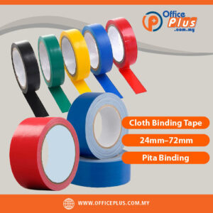 Cloth Binding Tape 24mm/36mm/48mm/60mm/72mm - OfficePlus Malaysia Online B2B Office Supplies (Packaging)
