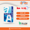 Double A A5 Copier Paper Premium 80gsm 500 Sheets Malaysia