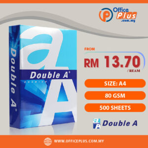 Double A A4 Copier Paper Premium 80gsm 500 sheets for office printing, photocopying and laser printing in Malaysia - OfficePlus Malaysia Online B2B Office Supplies (A4 Paper)