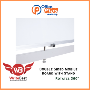 Double Sided Mobile Board with Stand - OfficePlus