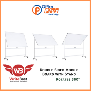 Double Sided Mobile Board with Stand - OfficePlus