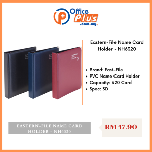East-File Name Card Holder 3D NH6320/REFILL R6320 - OfficePlus Wholesale / Bulk Price Office Supplies (Name Badges & Holders)