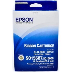 Epson DLQ-3000 3500 Genuine Black Fabric Ribbon Cartridge C13S015587 - OfficePlus Wholesale / Bulk Price Office Supplies (Ink & Toner)