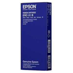 Epson ERC 31 Genuine Black Ribbon Cartridge for TM-U950 POS Printer - OfficePlus Wholesale / Bulk Price Office Supplies (Ink & Toner)