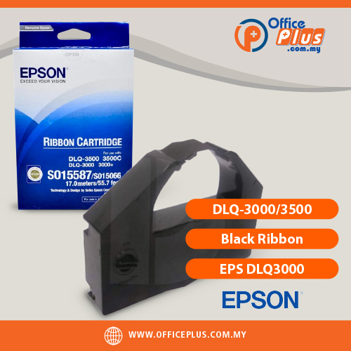 Epson_DLQ-3000-3500_Black_Ribbon_Item_No-_EPS_DLQ3000 - OfficePlus Epson DLQ-3000 3500 Genuine Black Fabric Ribbon Cartridge C13S015587 - OfficePlus Wholesale / Bulk Price Office Supplies (Ink & Toner)