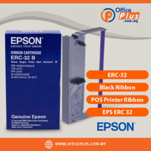 Epson ERC-32 black ribbon EPS ERC 32 for POS printers TM-H6000II M-U420 RP-U420 used in retail and office printing Malaysia - OfficePlus Malaysia Online B2B Office Supplies (Ink & Toner)