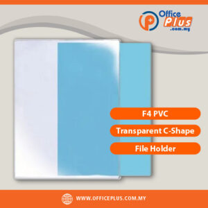 A4 PVC transparent C-shape file holder pack of 24 pieces - OfficePlus Wholesale / Bulk Price Office Supplies (Filing)