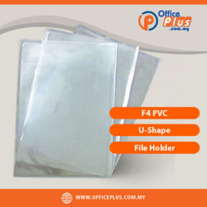 A4 PVC transparent U-shape file holder pack of 24 pieces - OfficePlus Wholesale / Bulk Price Office Supplies (Filing)