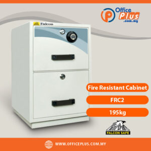 Falcon Fire Resistant Cabinet FRC2 195kg JIS Certified 2-Drawer Fireproof Cabinet – OfficePlus Wholesale / Bulk Price Office Supplies (Filing Cabinets)