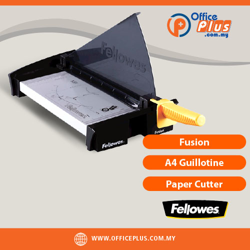 Fellowes_Fusion_A4_Guillotine_Paper_Cutter - OfficePlus Fellowes Fusion A4 Guillotine Paper Cutter for Office Use - OfficePlus Wholesale / Bulk Price Office Supplies (Cutting Tools & Accessories)