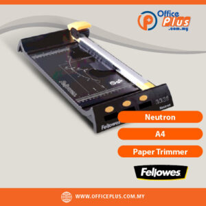 Fellowes Neutron A4 Paper Trimmer with SafeCut™ rotary blade - OfficePlus Wholesale / Bulk Price Office Supplies (Cutting Tools & Accessories)