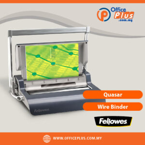 Fellowes Quasar Wire Binder with 15-sheet punch and 130-sheet binding capacity - OfficePlus Wholesale / Bulk Price Office Supplies (Binding Machines)