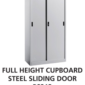 Full Height Cupboard Steel Sliding Door Office Filling Cabinet PS213 - OfficePlus