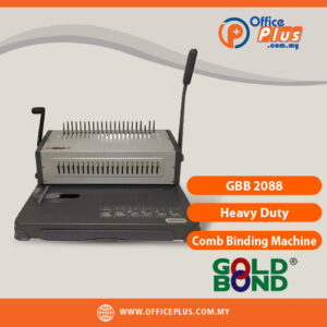 Goldbond GBB 2088 heavy-duty full-metal manual plastic comb binding machine for office and school use - OfficePlus Wholesale / Bulk Price Office Supplies (Binding Machines)