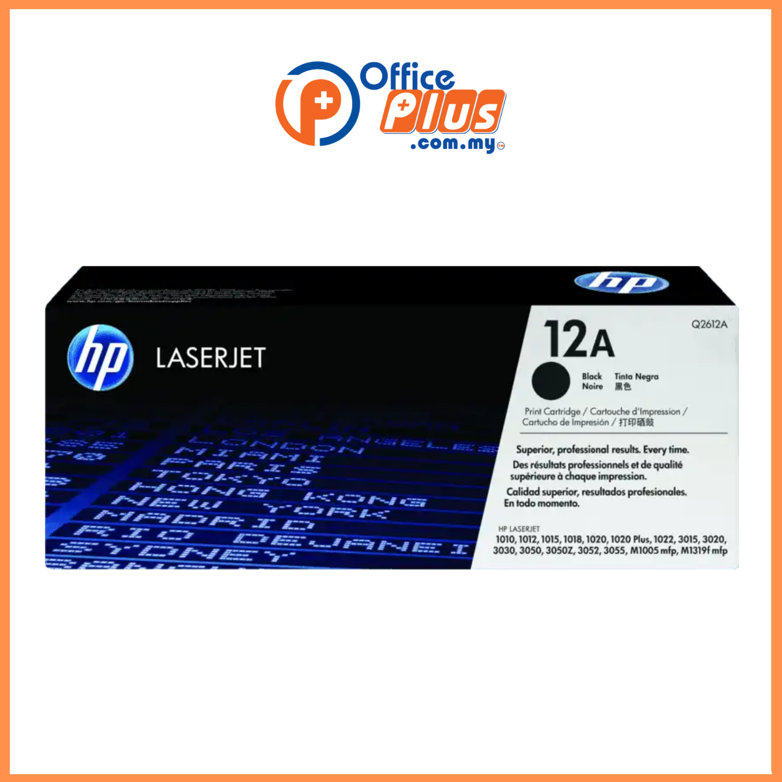 Compatible Toner HP Q2612A ( 12A ) Negro Compatible Con Canon Serie FX