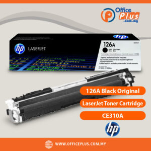 HP 126A CE310A Black Original LaserJet Toner Cartridge - OfficePlus Malaysia Online B2B Office Supplies (Ink & Toner)