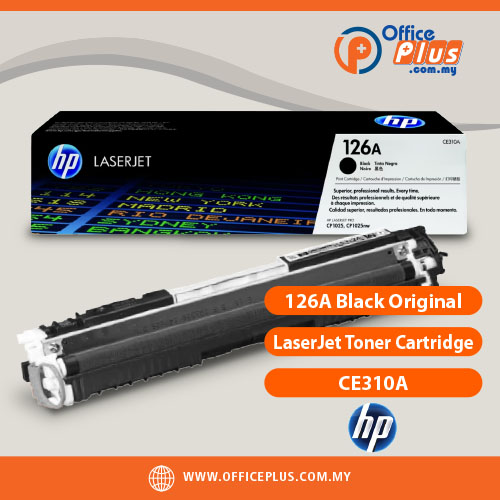 HP_126A_Black_Original_LaserJet_Toner_Cartridge_CE310A - OfficePlus Malaysia HP 126A CE310A Black Original LaserJet Toner Cartridge - OfficePlus Malaysia Online B2B Office Supplies (Ink & Toner)
