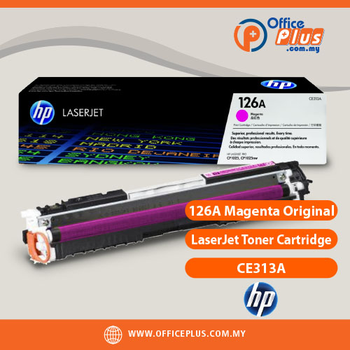 HP_126A_Magenta_Original_LaserJet_Toner_Cartridge_CE313A - OfficePlus Malaysia HP 126A CE313A Magenta Original LaserJet Toner Cartridge - OfficePlus Malaysia Online B2B Office Supplies (Ink & Toner)