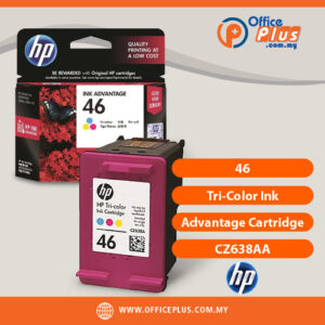 HP 46 Tri-color Original Ink Advantage Cartridge CZ638AA - OfficePlus Wholesale / Bulk Price Office Supplies (Ink & Toner)