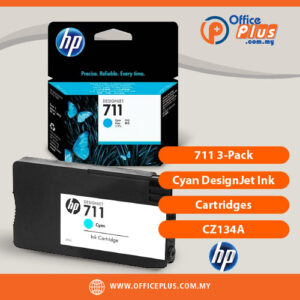 HP 711 3-Pack 29ml Cyan DesignJet Ink Cartridges CZ134A - OfficePlus Wholesale / Bulk Price Office Supplies (Ink & Toner)